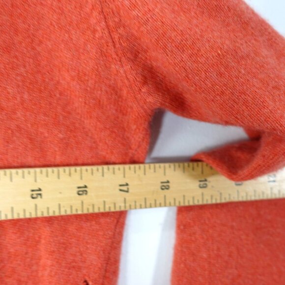 GENEVA Sweater Women Size Medium Red Cashmere Knit V Neck Pullover Casual Jumper - Picture 4 of 9